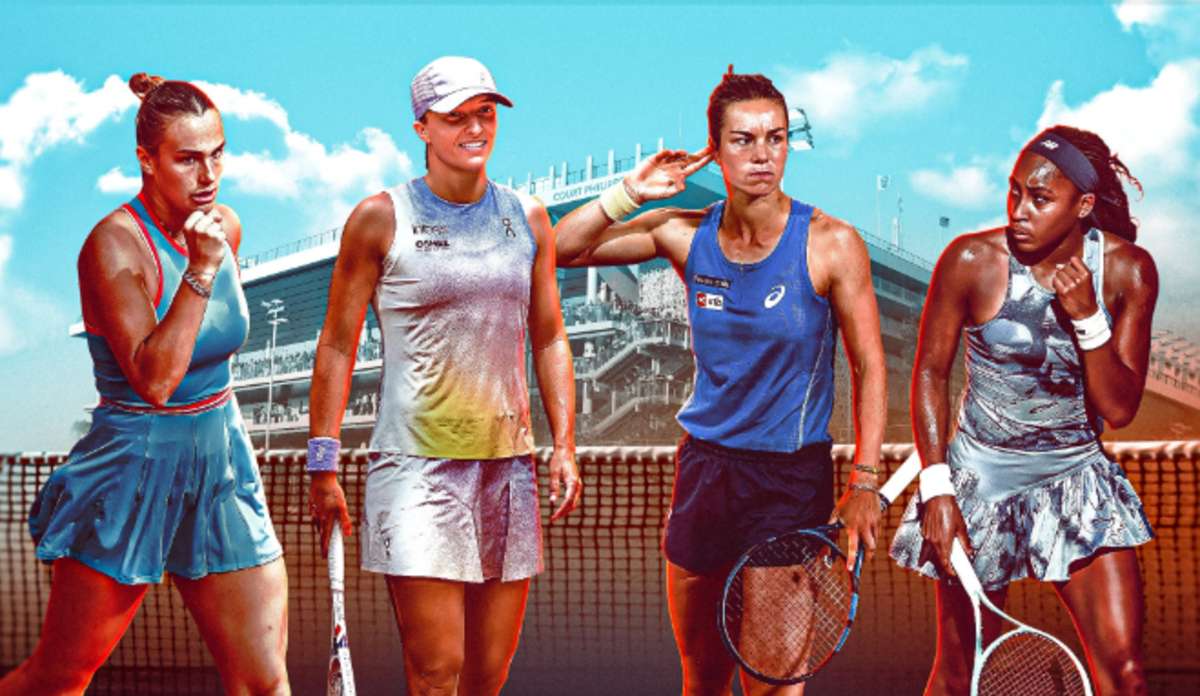 Соболенко, Свьонтек, Буассон та Гофф / Фото Ролан Гароос