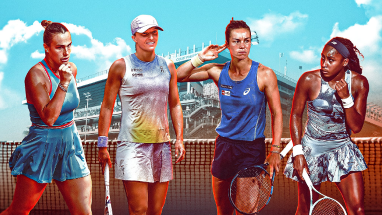 Соболенко, Свьонтек, Буассон та Гофф / Фото Ролан Гароос Соболенко, Свьонтек, Буассон та Гофф / Фото Ролан Гароос