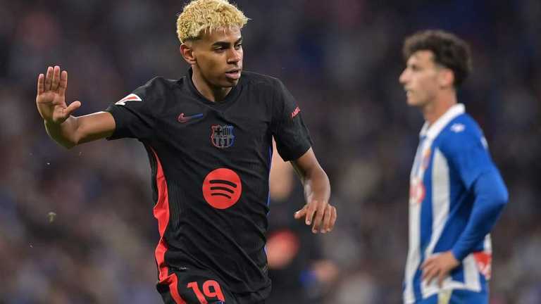 Ламін Ямаль у матчі проти Еспаньйола / MANAURE QUINTERO/AFP via Getty Images Ламін Ямаль у матчі проти Еспаньйола / MANAURE QUINTERO/AFP via Getty Images