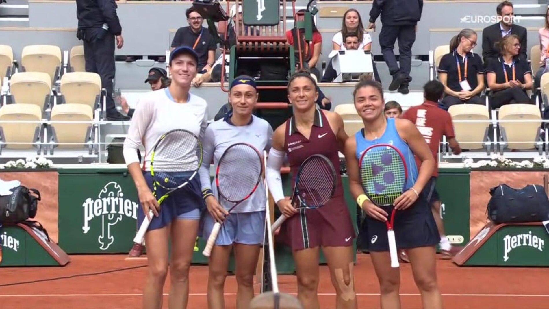 Данилина / Крунич – Эррани / Паолини / Скриншот