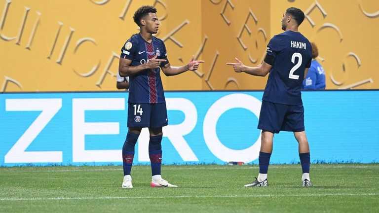 Дуэ и Хакими / Фото Faugère/L'Équipe