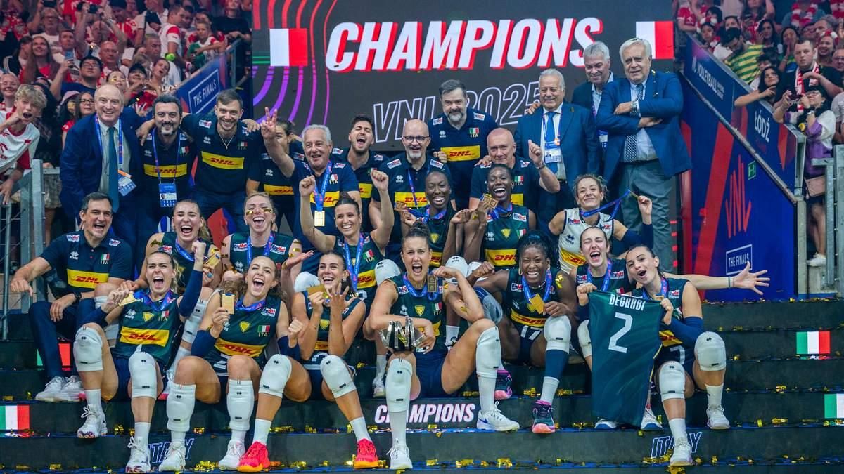 Збірна Італії – переможниця жіночої Ліги націй з волейболу / FIVB 