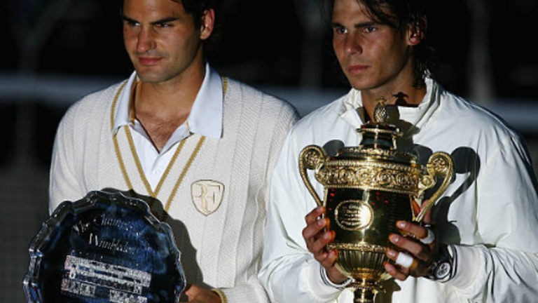 Роджер Федерер та Рафаель Надаль / Julian Finney via Getty Images Роджер Федерер та Рафаель Надаль / Julian Finney via Getty Images
