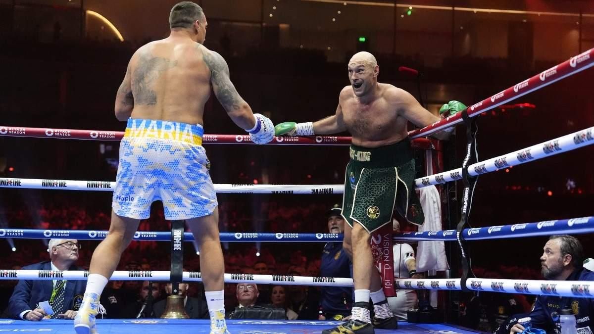 Олександр Усик проти Тайсона Ф'юрі / Фото Getty Images Олександр Усик проти Тайсона Ф'юрі / Фото Getty Images