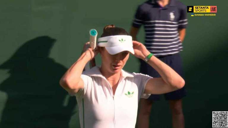 Еліна Світоліна / Скріншот з трансляції Еліна Світоліна / Скріншот з трансляції