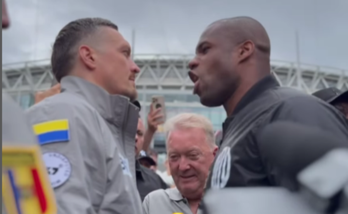 Усик і Дюбуа / Скріншот з відео