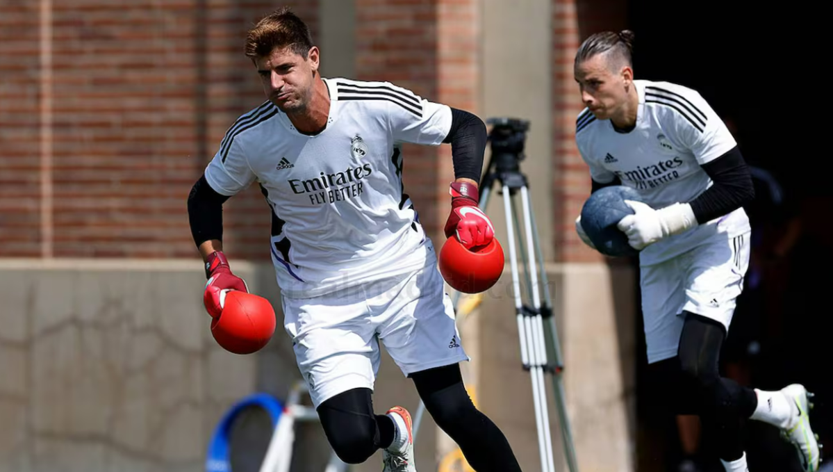 Тібо Куртуа та Андрій Лунін / Фото realmadrid.com Тібо Куртуа та Андрій Лунін / Фото realmadrid.com