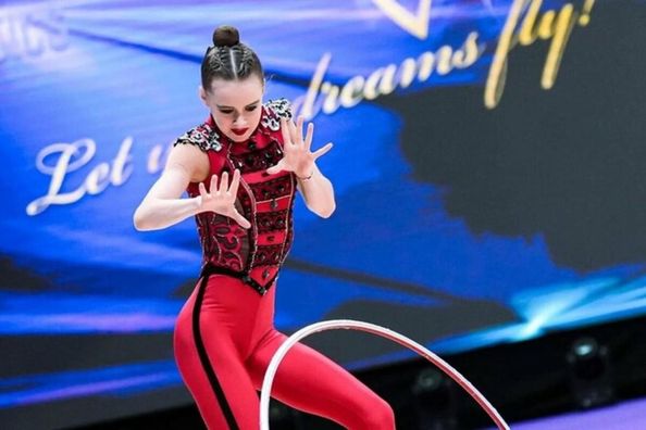 Онофрійчук здобула золото на Кубку світу з художньої гімнастики у вправах з обручем