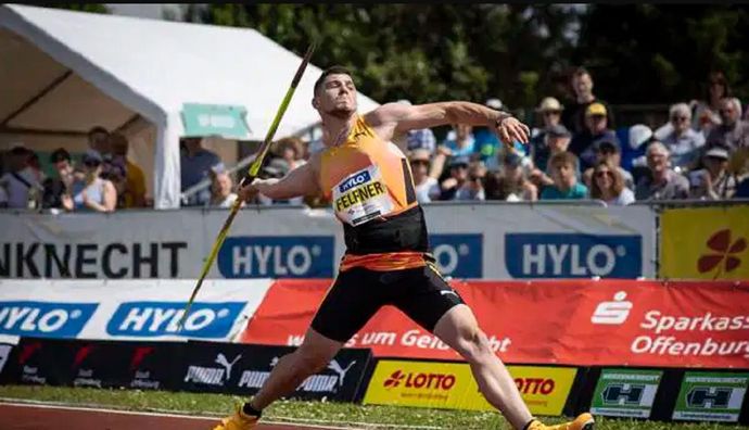Фельфнер встановив рекорд сезону і захистив звання чемпіона молодіжного Євро у метанні списа
