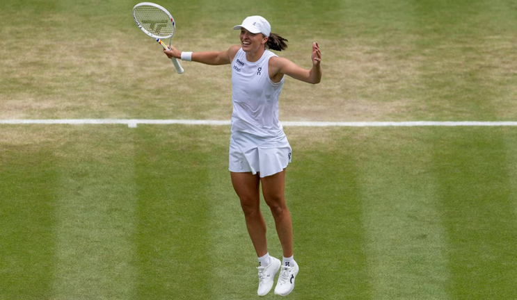 Іга Свьонтек / Photo by Jed Jacobsohn / AELTC