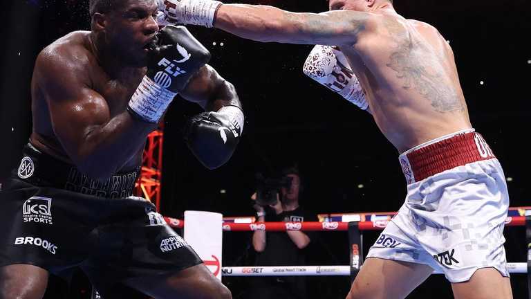 Фото с поединка Александра Усика против Даниэля Дюбуа / Getty Images Фото с поединка Александра Усика против Даниэля Дюбуа / Getty Images