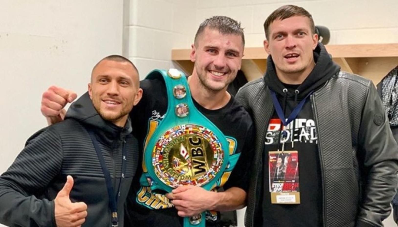 Ломаченко, Гвоздик и Усик / Фото из открытых источников