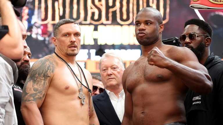 Усик та Дюбуа / Photo by Richard Pelham/Getty Images Усик та Дюбуа / Photo by Richard Pelham/Getty Images