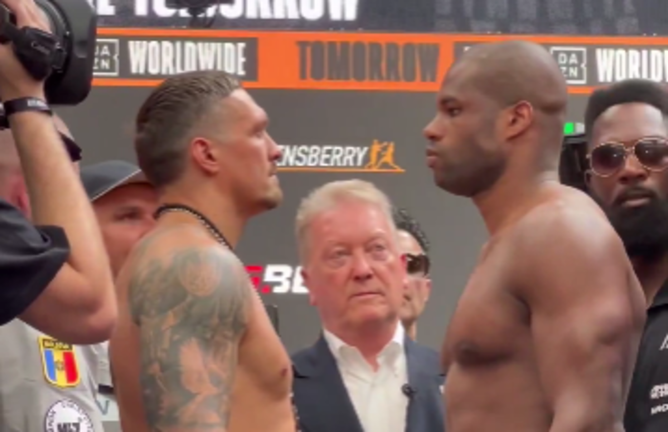 Усик і Дюбуа / Скріншот з відео Усик і Дюбуа / Скріншот з відео