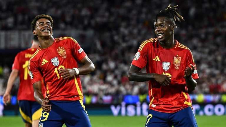 Ламін Ямаль та Ніко Вільямс / фото: Image Photo Agency/Getty Images Ламін Ямаль та Ніко Вільямс / фото: Image Photo Agency/Getty Images