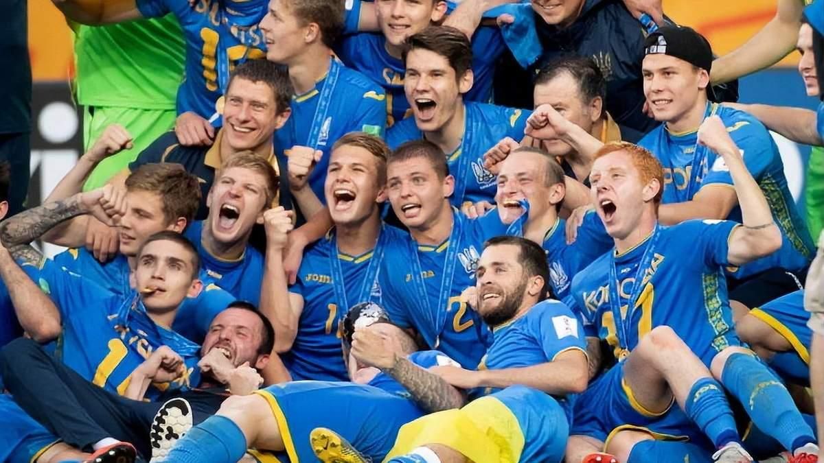 Веремеенко и Хахлев в составе сборной Украины U-20 / Фото EPA