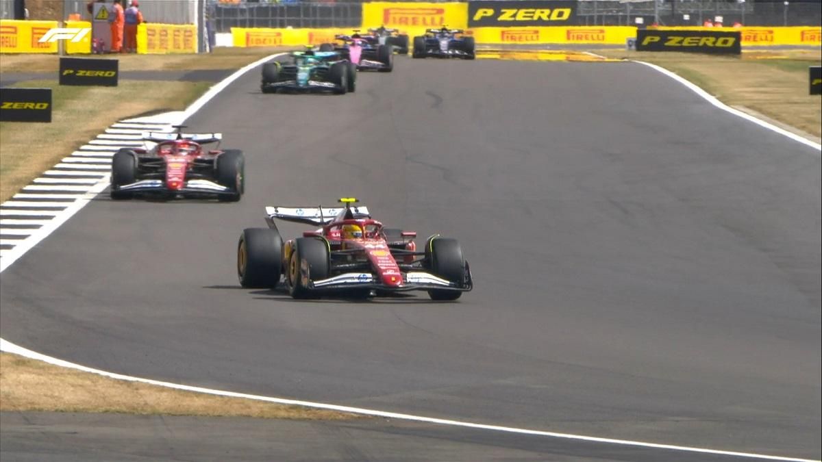 Гран-при Великобритании / Скриншот из трансляции