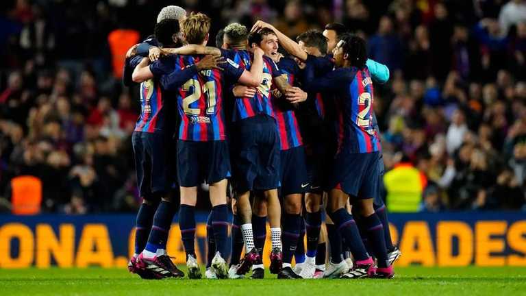 Гравці Барселони / фото: EFE/Enric Fontcuberta Гравці Барселони / фото: EFE/Enric Fontcuberta