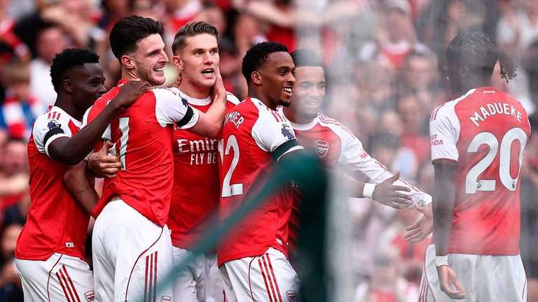 Гравці Арсенала / HENRY NICHOLLS/AFP via Getty Images