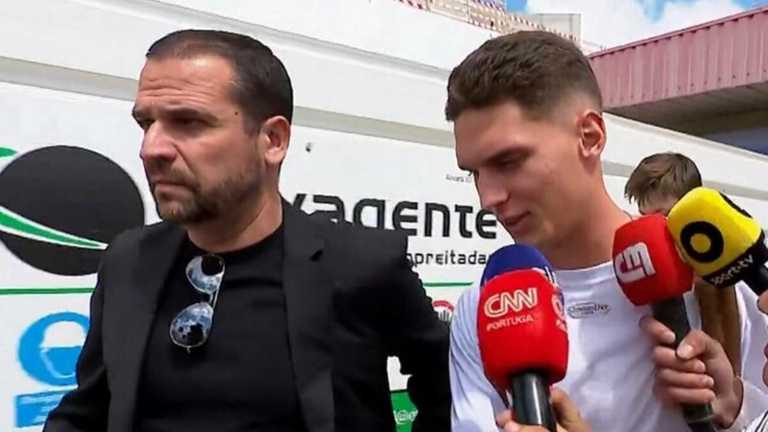 Георгій Судаков в аеропорту Лісабона / Фото Х Георгій Судаков в аеропорту Лісабона / Фото Х