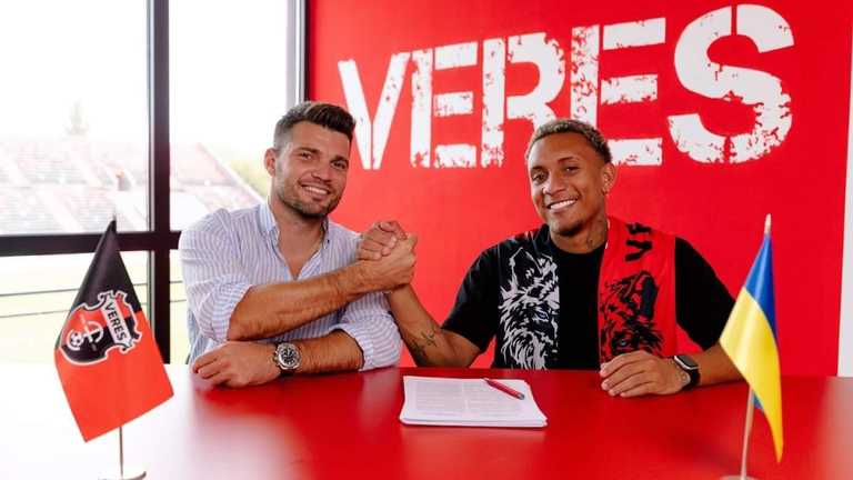 Юрій Габовда і Веслі Помба / ФК Верес