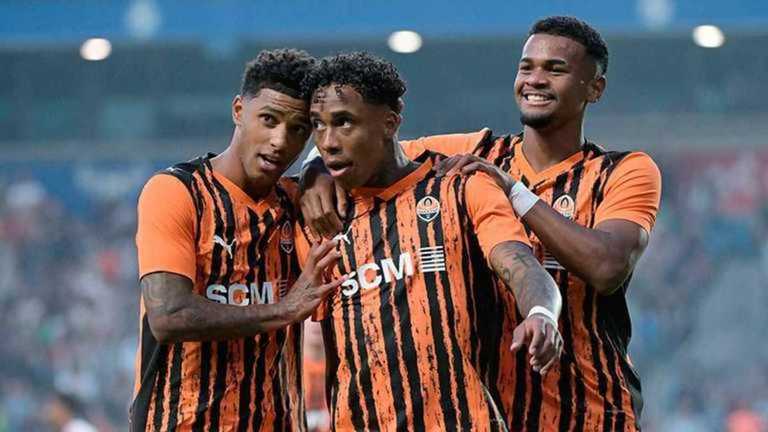 Кевін (в центрі) / Фото ФК Шахтар Кевін (в центрі) / Фото ФК Шахтар