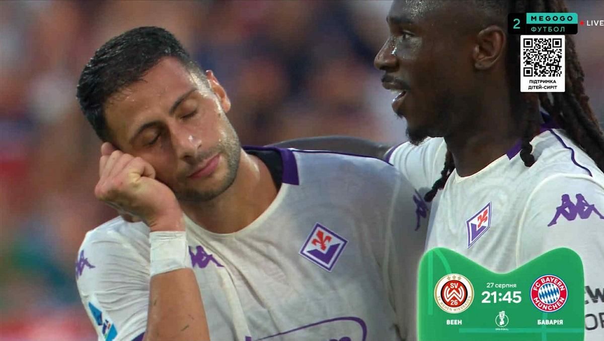 Фіорентина втратила очки з Кальярі / Скріншот з відео