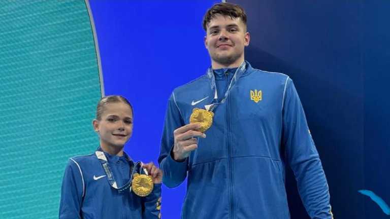 Кривицкая и Лабунец / Фото Министерство спорта Украины Кривицкая и Лабунец / Фото Министерство спорта Украины