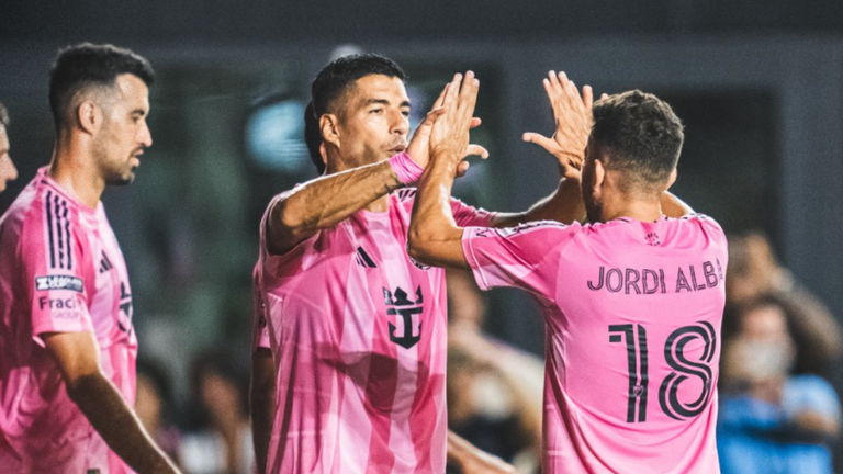 Суарес і Альба / Фото Інтер Маямі Суарес і Альба / Фото Інтер Маямі