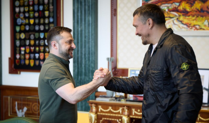 Усик та Зеленський / Фото з Instagram