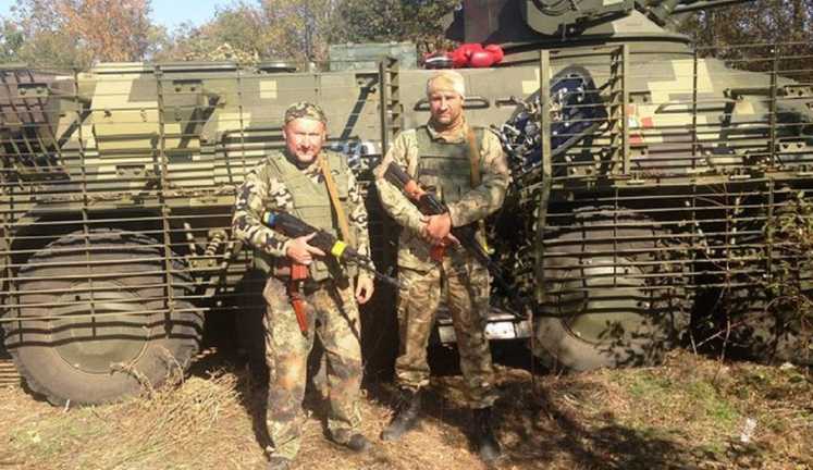 Віктор Ожогін (ліворуч) / Фото з архіву коментатора