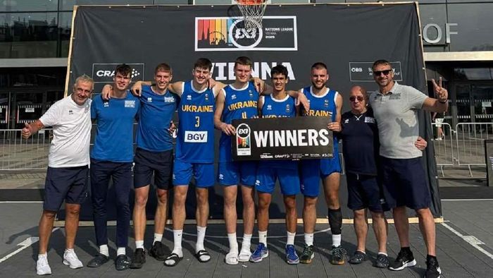 Збірні України U-23 з баскетболу 3x3 фінішували у трійці найкращих у конференції Ліги націй 