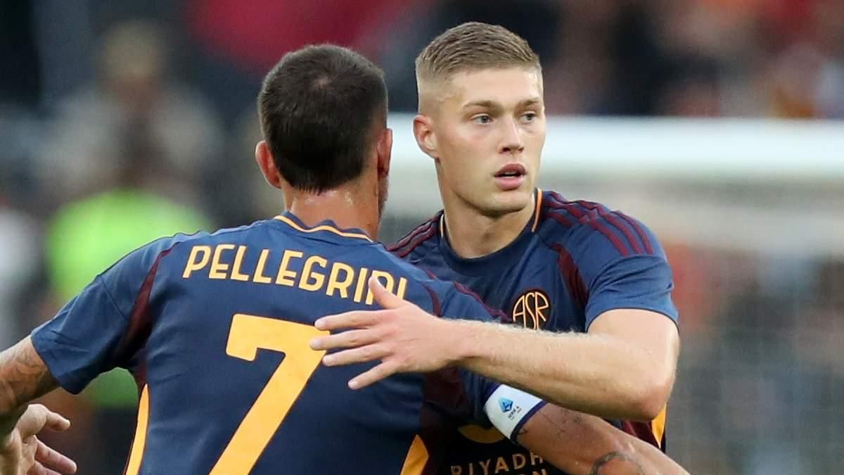 Пеллегріні та Довбик / Фото Paolo Bruno/Getty Images