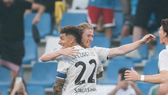 Наполі з шедевром Де Брюйне в дебюті обіграв новачка Серії А, Дженоа без Маліновського розписала нічию Наполі з шедевром Де Брюйне в дебюті обіграв новачка Серії А, Дженоа без Маліновського розписала нічию