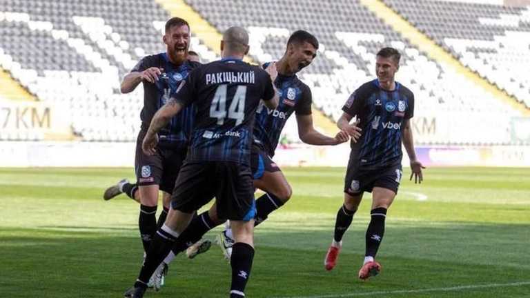 Игроки Черноморца празднуют гол / Фото одесского клуба Игроки Черноморца празднуют гол / Фото одесского клуба