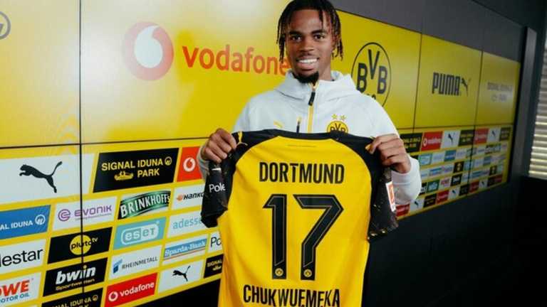 Карни Чуквуемека / Фото ФК Боруссия Д Карни Чуквуемека / Фото ФК Боруссия Д