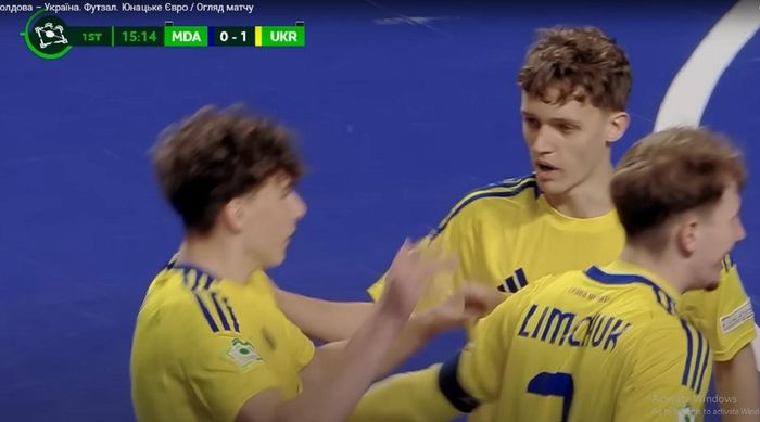 Україна – Молдова – 7:0 – відеоогляд матчу футзального Євро U-19