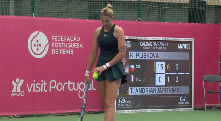 Кароліна Плішкова / Скріншот