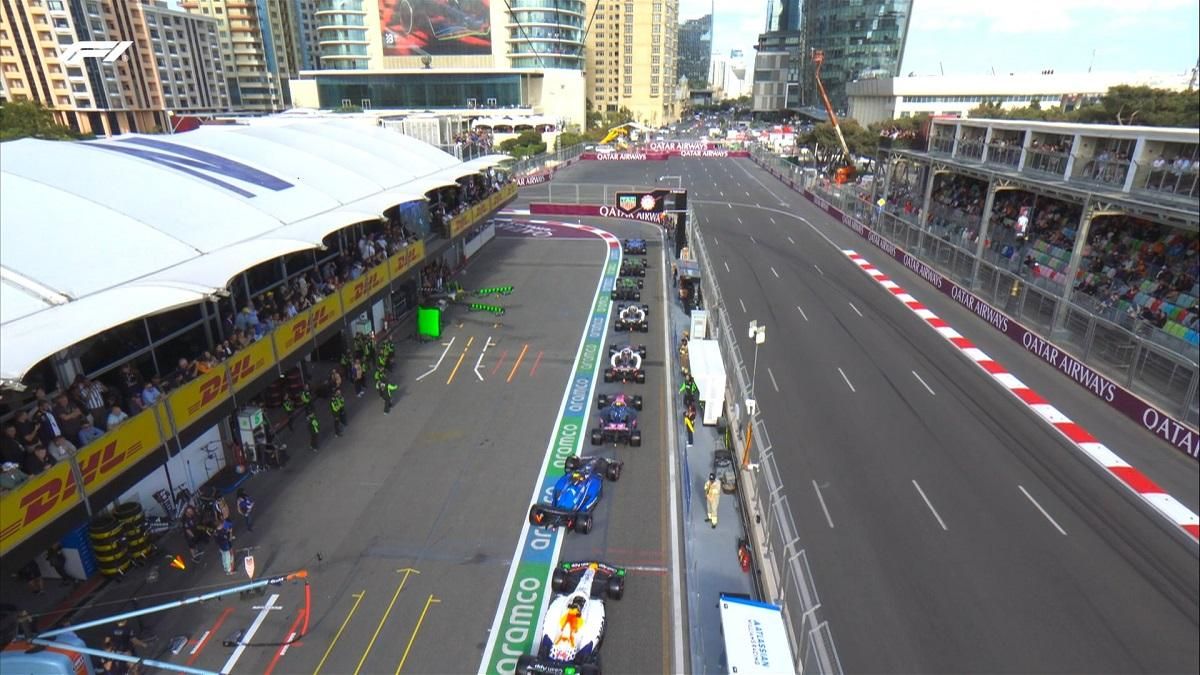 Кваліфікація Гран-прі Азербайджану / Скріншот з відео