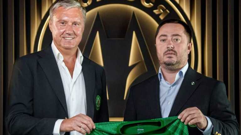 Олександр Хацкевич (зліва) / фото: ФК Полісся 