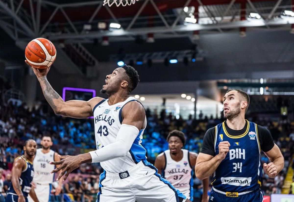 Танасис Адетокумбо (Греция) / Фото FIBA Танасис Адетокумбо (Греция) / Фото FIBA
