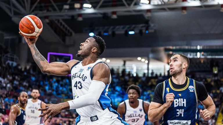 Танасіс Адетокумбо (Греція) / Фото FIBA Танасіс Адетокумбо (Греція) / Фото FIBA