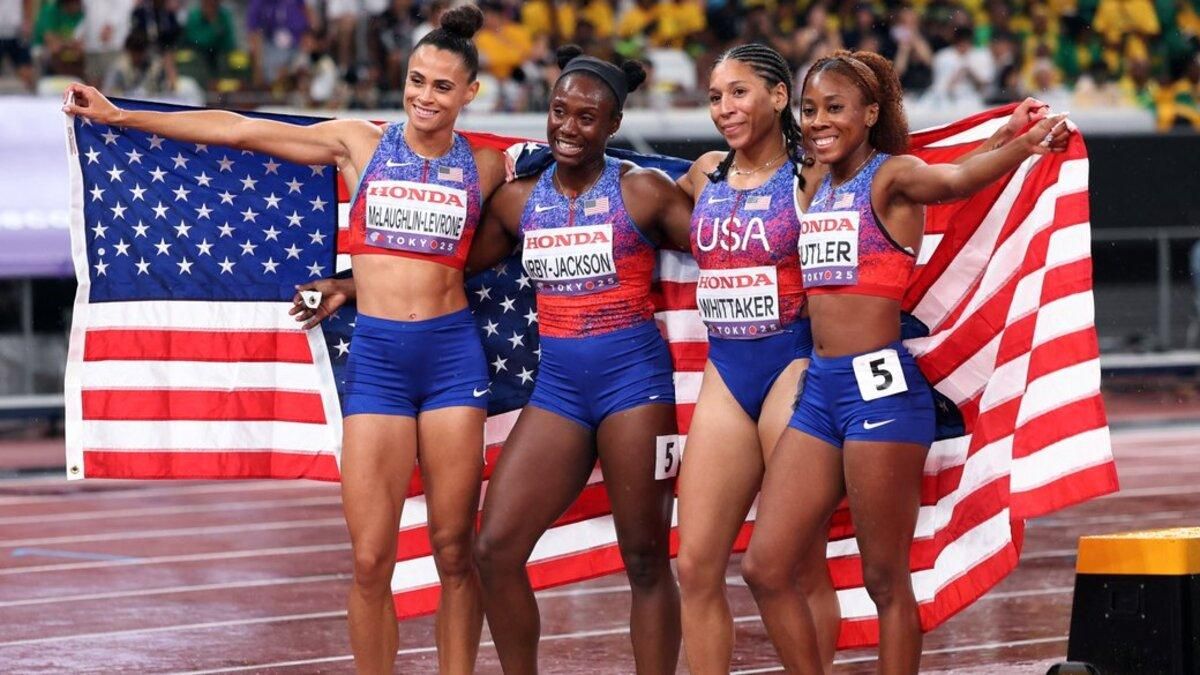 Естафетна збірна США 4x400 м / Фото REUTERS