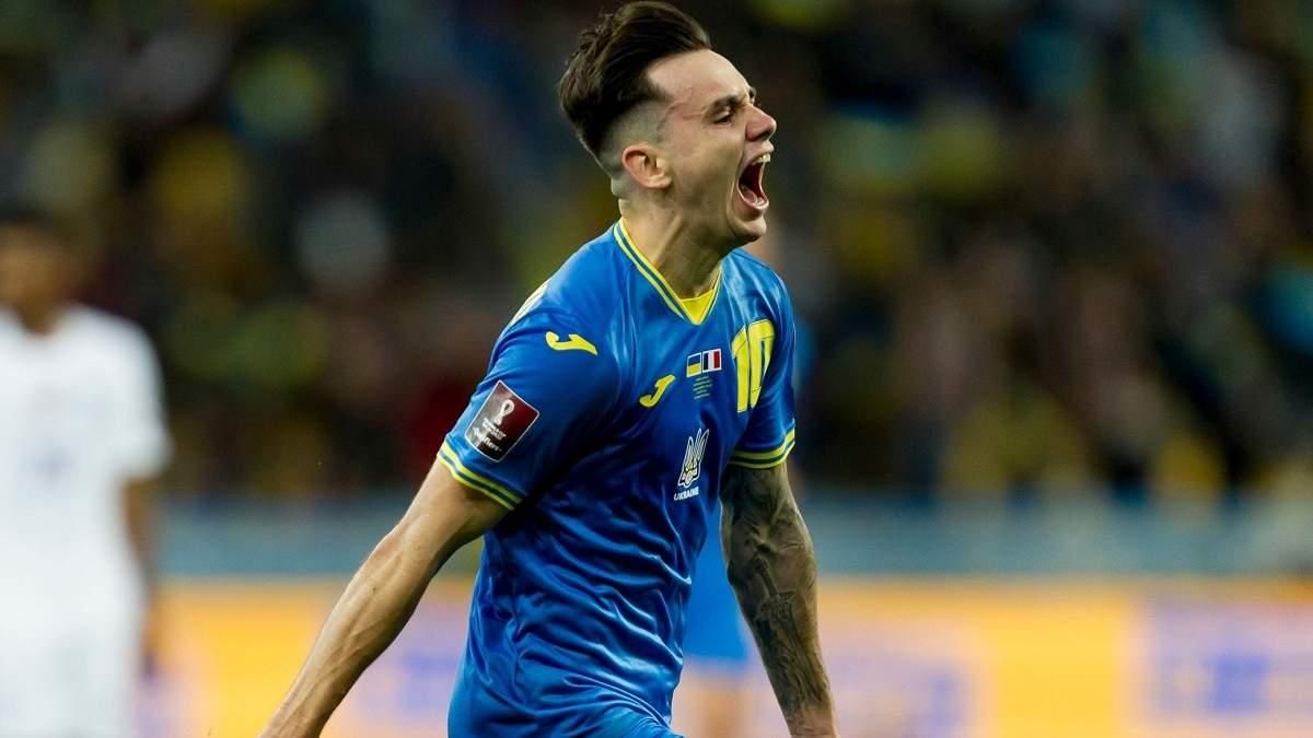 Микола Шапаренко після голу у ворота збірної Франції / Фото з відкритих джерел