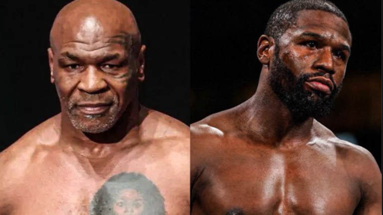 Майк Тайсон й Флойд Мейвезер / Фото з відкритих джерел Майк Тайсон й Флойд Мейвезер / Фото з відкритих джерел