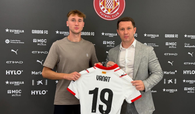 Ванат офіційно став гравцем Жирони, доєднавшись до Циганкова і Крапивцова