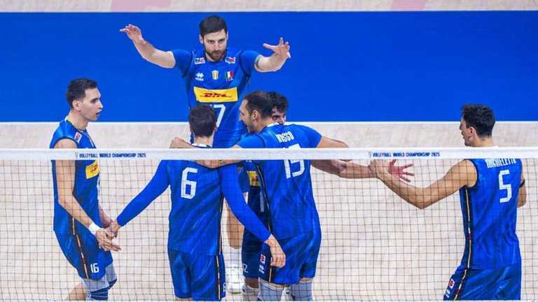 Збірна Італії з волейболу / Фото FIVB Збірна Італії з волейболу / Фото FIVB