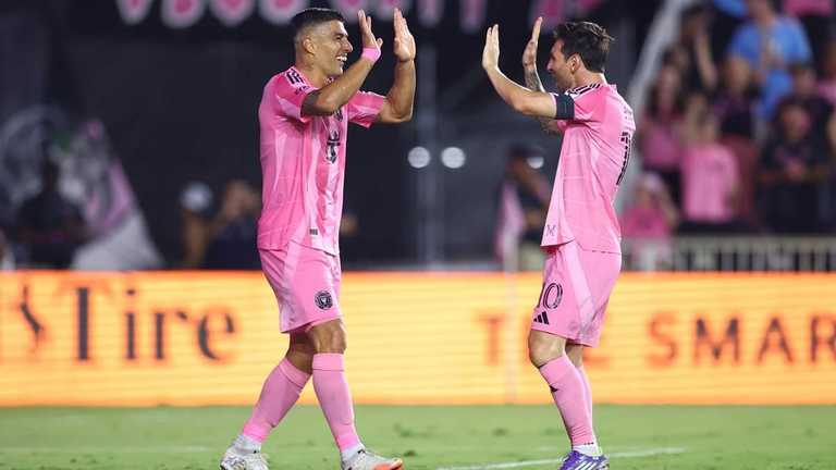 Ліонель Мессі та Луїс Суарес / фото: Megan Briggs/Getty Images Ліонель Мессі та Луїс Суарес / фото: Megan Briggs/Getty Images