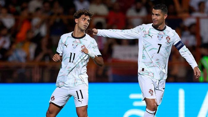 Дубль Роналду в видеообзоре матча Армения – Португалия – 0:5