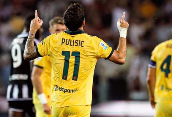 Милан с дублем игрока сборной США разгромил Удинезе и поднялся в тройку лидеров Серии А